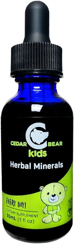 Cedar Bear Herbal Minerals for Kids a Liquid Herbal Supplement That Helps Build Healthy Bodies, Minds, and Strong Immune Systems 1 Fl Oz 2