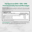 Naturalis Vegan Omega 3 DHA, EPA & DPA from Algae | Vegan Society Certified, Sustainably Sourced, True Full Spectrum | 60 Veggie Softgels (Carrageenan Free) 3