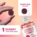 Vitamatic Chromium Picolinate 1000 mcg - 90 Gummies - High Potency Chromium - Raspberry Flavor (Total 180 Gummies) 2 Packs 4