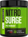 Jacked Factory NITROSURGE Pre Workout Supplement - Endless Energy, Instant Strength Gains, Clear Focus & Intense Pumps - NO Booster & Powerful Preworkout Energy Powder - 30 Servings, Fruit Punch 2