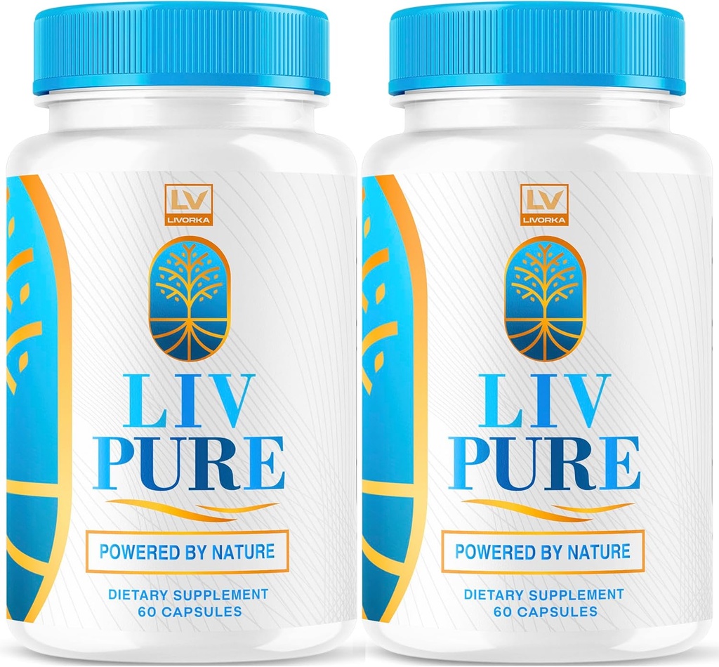 (2 Pack) Liv Pure, Liv Pure Reviews, Liv Pure Pills, Liv Pure Pills Reviews, Livpure Pills, Livpure, Liv Pure Capsules Liver Pills, Liv Pure 120 Capsules for 60 Days. 2