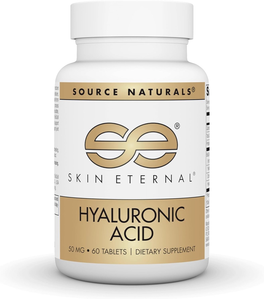 Source Naturals Skin Eternal Hyaluronic Acid, 50mg - 60 Tablets 2