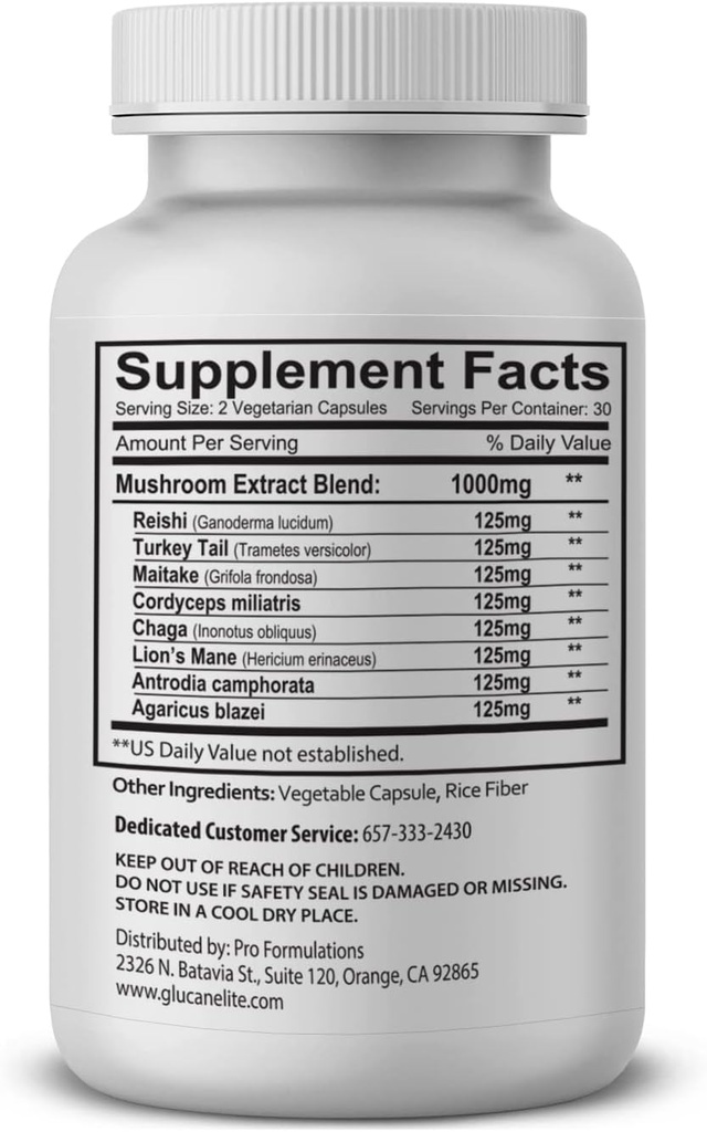 Pro Formulations MD Myco Elite – Comprehensive Mushroom Extract Blend – 60 vcaps – Superior Immune System Support - Enhanced with Reishi, Turkey Tail, Maitake and Cordyceps 3
