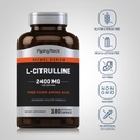 Piping Rock L Citrulline Supplement for Men and Women | 2400mg | 180 Capsules | Free Form Amino Acid | Non-GMO, Gluten Free 4