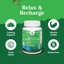 Sugar Free Magnesium Glycinate Chewable - Chewable Magnesium for Adults & Kids with Glycinate Taurate & Citrate Complex Plus Vitamins D3 B6 & C - Vegetarian Non-GMO & No Artificial Flavors (90 Day) 6