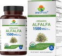 Brieofood Organic Alfalfa 1500mg, 45 Servings, Vegetarian, Gluten Free, 90 Vegetarian Tablets 2