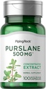 Piping Rock Purslane Leaf Supplement | 500mg | 100 Capsules | Plant Seed Extract | Portulaca Oleracea | Non-GMO, Gluten Free 2