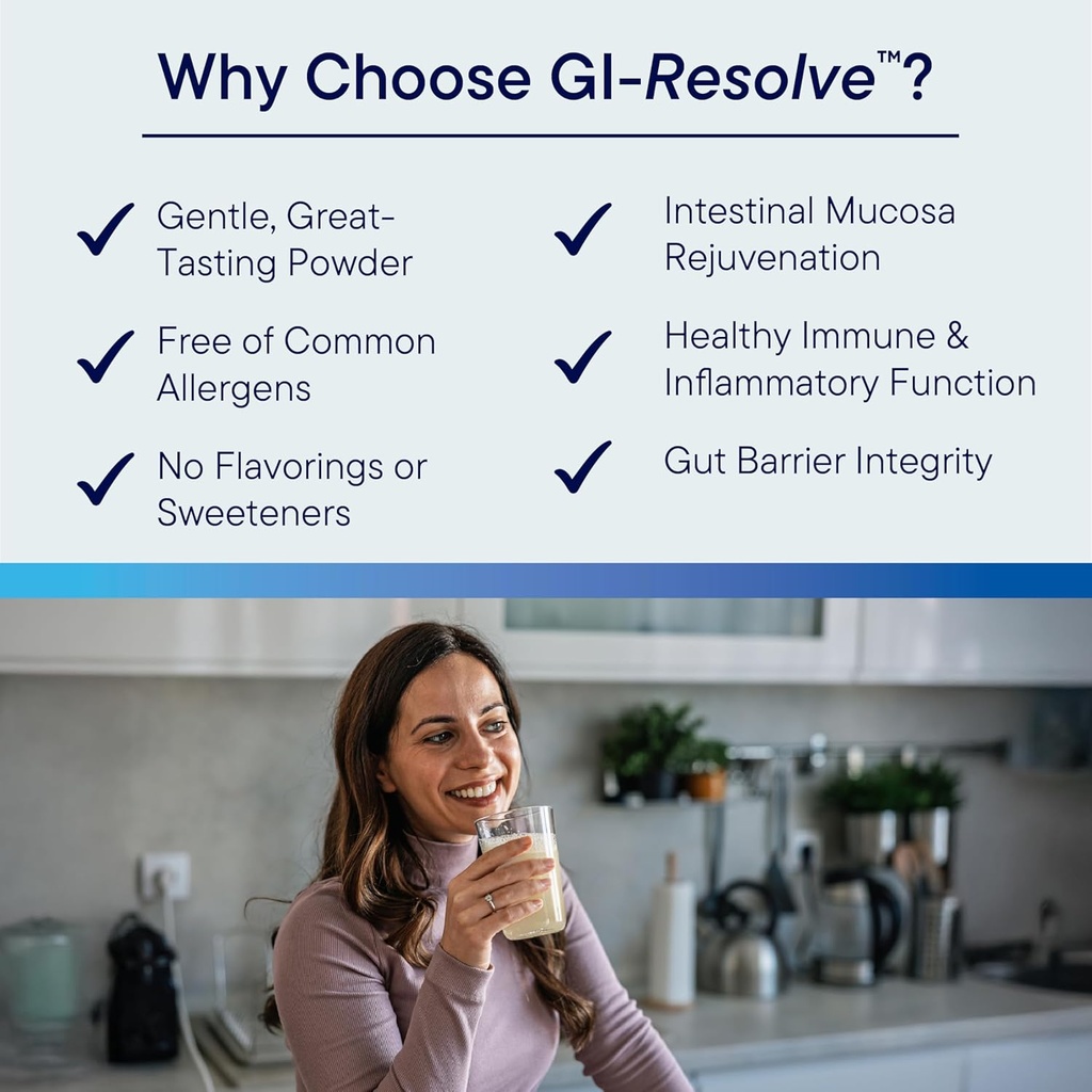 Biotics Research GI Resolve™ Advanced L-Glutamine Powder Formula for Gut Lining Support & Healing - Optimal Gastrointestinal Function - Premium 7-Ingredient with Zinc Carnosine & Botanicals- 6.7oz 5
