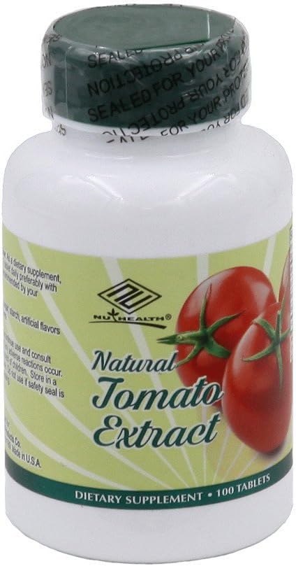 3 Packs Natural Tomato Extract w/ Lycopene (100 Tablets) 3