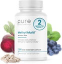 Pure Therapro Rx Methylated Multivitamin for Men and Women | Methyl Multi Without Iron + Methyl B12 & Methylfolate | Pharma Grade | 120 Capsules, 2-Month Supply 2