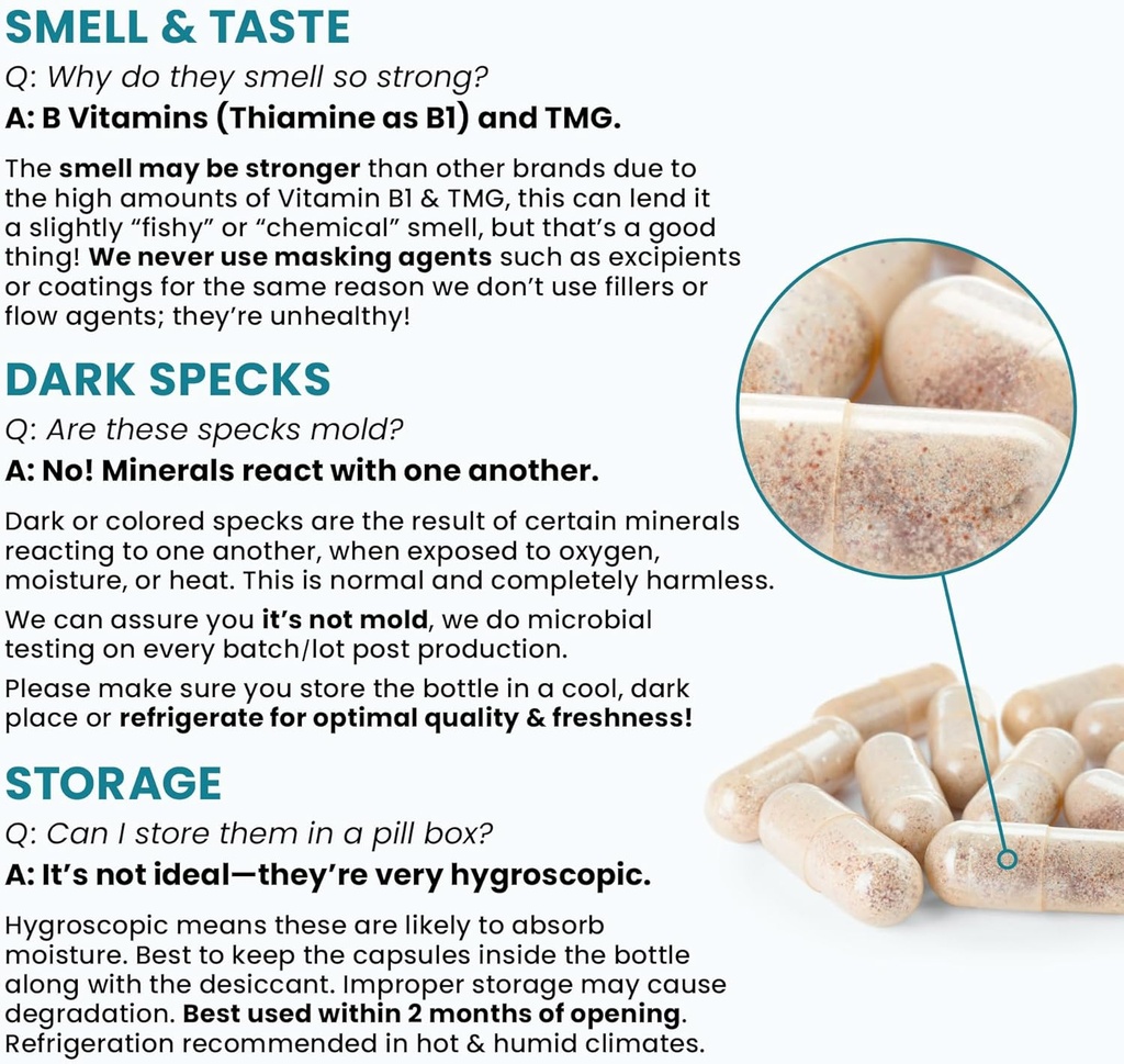 Pure Therapro Rx Methylated Multivitamin for Men and Women | Methyl Multi Without Iron + Methyl B12 & Methylfolate | Pharma Grade | 120 Capsules, 2-Month Supply 5