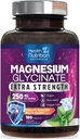 Magnesium Glycinate 250mg - 100% Chelated Magnesium for Max Absorption - Sleep Support, Muscle, Nerves, Bone & Heart Health Support, Best Mag Supplement, Vegan Non-GMO, 3rd Party Tested - 180 Tablets 2
