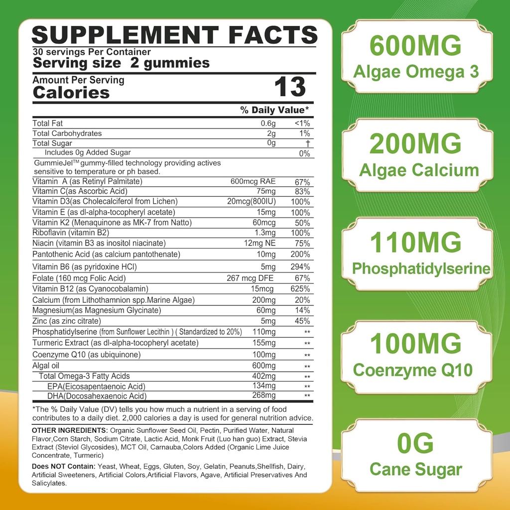 NEVISS Women & Men's 50+ Multivitamin Gummy and Melatonin 60mg Bundle 3