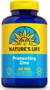 Nature's Life Zinc Picolinate 30mg Plus 2mg of Copper - Chelated Zinc Supplement for Immune, Cardiovascular, Skin, Cellular Function, and Muscle Support - 60-Day Guarantee - 250 Servings, 250 Capsules 2