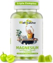 Magnesium Complex Gummies for Adults: Triple Magnesium Supplement with Magnesium Glycinate Malate Taurate for Men Women Support Sleep Mood Balanced Bones Muscle Health Sugar Free Organic 60CT 2