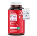 A dose of Recovery|Liver Detox | Made in USA | USDA | Hydration Support for Better Morning Recovery Asian Flush | Dihydromyricetin DHM, Quercetin, Vitamin B, Milk Thistle, Prickly Pear, | (45 Pills) 2