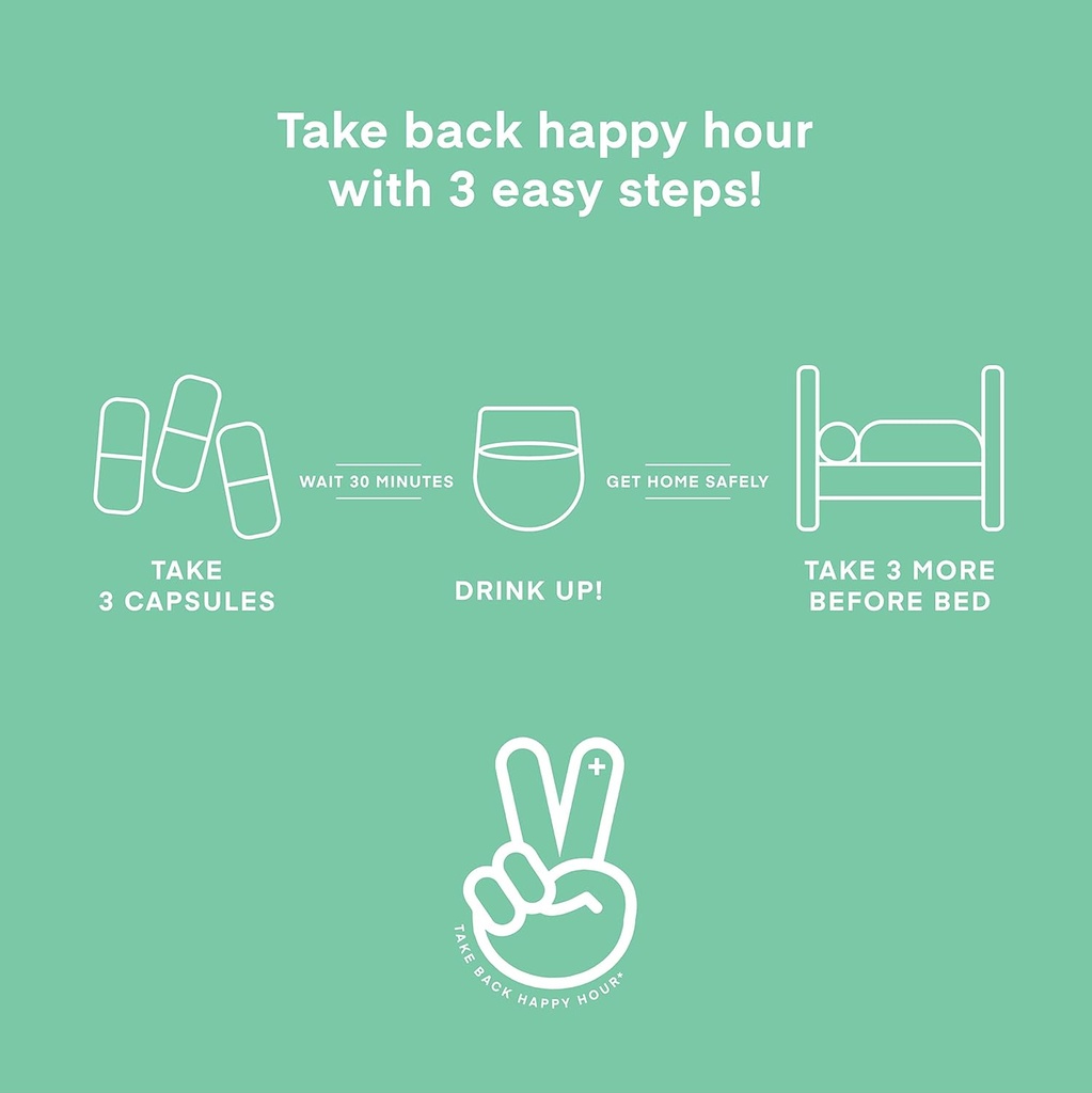 A dose of Recovery|Liver Detox | Made in USA | USDA | Hydration Support for Better Morning Recovery Asian Flush | Dihydromyricetin DHM, Quercetin, Vitamin B, Milk Thistle, Prickly Pear, | (45 Pills) 4