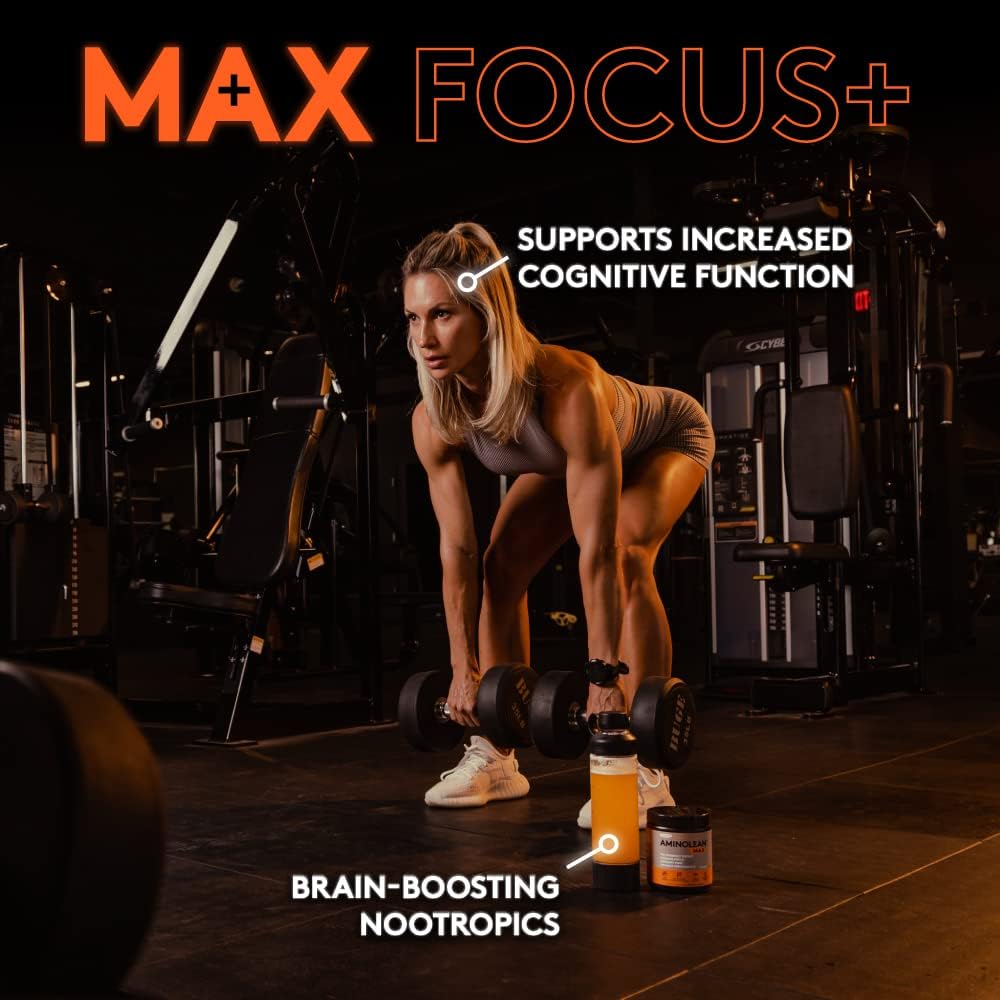 RSP NUTRITION AminoLean MAX Pre Workout - Intense Energy, Massive Pumps, Laser Focus with Natural Caffeine, Nitric Oxide, Beta Alanine, BCAAs, Nootropics, 25 Serv 5