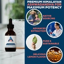 Ayush Herbs Ashwagandha Drops - Ashwagandha Alcohol-Free Drops for Adults, Calming Daily Supplement for Focus & Attention with Organic Ashwagandha, Lemon Flavor - 2 Fl Oz (80 Servings) 5