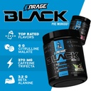 eFlow Nutrition Enrage Black High Stimulant Pre Workout Supplement - Preworkout Powder to Boost Energy, Pumps and Strength - 4 Flavors (30 Servings) (Sour Watermelon) 4