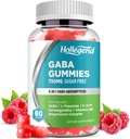GABA Gummies, Sugar-Free Stress Relief Gummies for Adults, High-Potency GABA L-theanine Supplement with Magnesium, Ashwagandha, 5-HTP & Vitamin B6 for Zzz & Brain Health, Vegan, 60 2