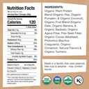 EarthChimp Organic Vegan Protein Powder - with Probiotics - Non GMO, Dairy Free, Non Whey, Plant Based Protein Powder for Women and Men, Gluten Free - 26 Servings 32 Oz (Plain & Unsweetened) 3