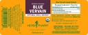 Herb Pharm Certified Organic Vervain Liquid Extract, Blue, 1 Fl Oz 6