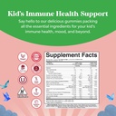 USDA Organic Kids Multivitamin Gummies - Multivitamin for Kids Immune Support with Vitamins A, C, D3, E, B6 & B12, Zinc & Iodine - Children's Vitamins Chewable Formula for Strong Health - 60 Count 4