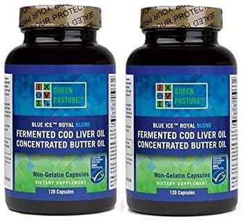 Green Pasture Blue Ice Royal Butter Oil Fermented Cod Liver Oil Blend 240 2