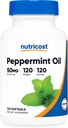 Nutricost Peppermint Oil Softgels (120 SFG) (50 MG) - Gluten Free, Third Party Tested and GMO Free 2