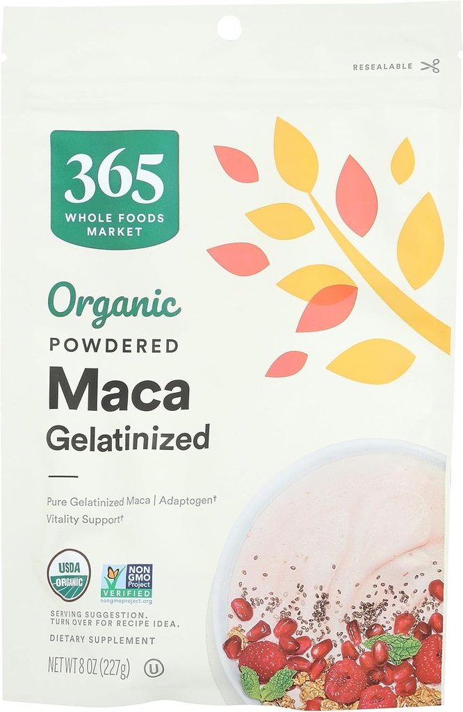 365 by Whole Foods Market, Organic Gelatinized Maca Powder, 8 Ounce 2