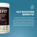 TrueFit Gut Healthy Protein Powder, Grass-Fed Whey Meal Replacement Shake with Prebiotics, Probiotics, & Organic Superfoods, Keto Friendly, Gluten Free (Packaging May Vary) 4