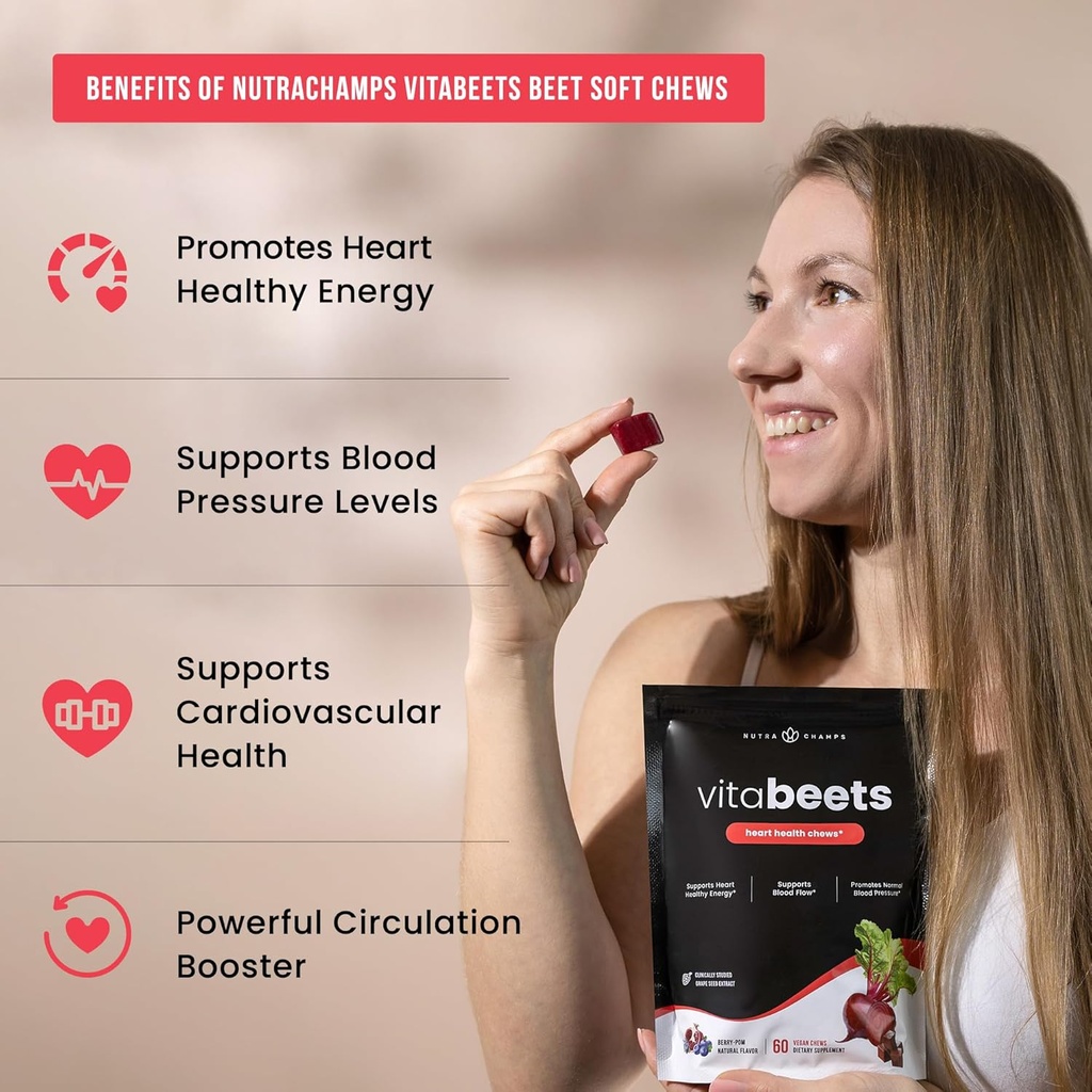 NutraChamps Pycnogenol & Beet Chews 6