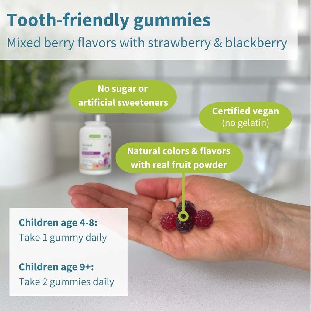 Vegan Omega-3 Algae Oil + Advanced Kids Multivitamin Gummy Bundle, High Concentration DHA & EPA + Vitamin A, B, C, D3 & E, Clean Ingredients 60 Softgels + 90 Berry Flavor Gummies, by Igennus 5