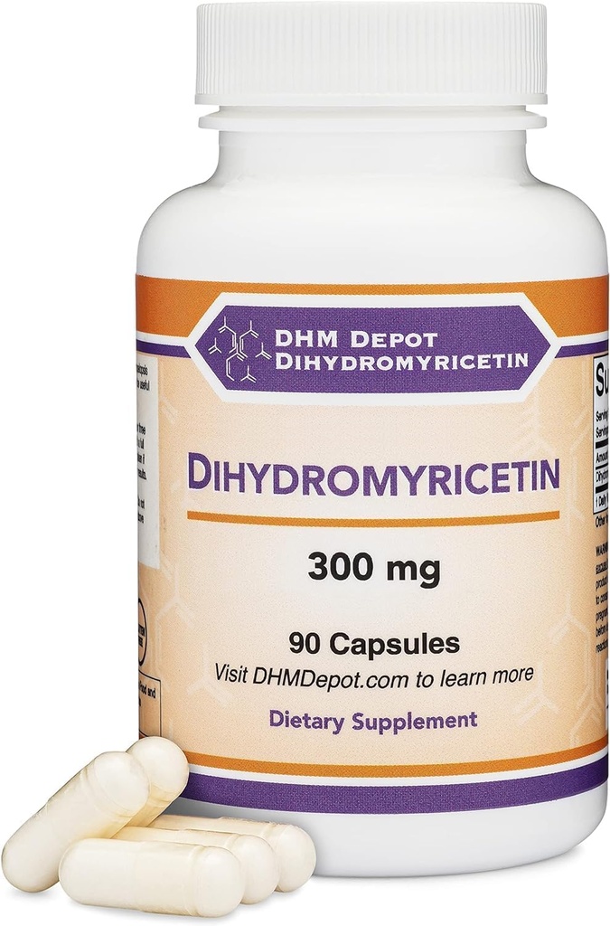 Dihydromyricetin (DHM) (Hovenia Dulcis Extract) Liver Support Supplement (Naturally Obtained from The Oriental Raisin Tree) 300mg, 30 Capsules 2