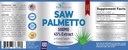 Extra Strength Saw Palmetto - 45% Extract Prostate Supplement, Decrease Frequent Urination, DHT Blocker for Hair Growth, Non-GMO, 100 Capsules 6