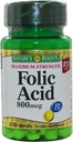 Folic Acid 800 mcg Tablets Maximum Strength, 4 Bottles (250 Count) 4