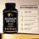 Cocó March N.M.D Selenium - Essential Mineral for Thyroid Health -200 mcg- 3 Month Supply -Gluten Free, Soy Free, Dairy Free, GMO Free, Vegan - 60 Capsules 4