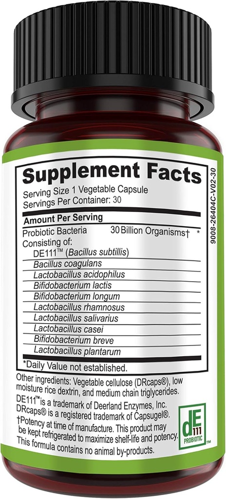 Ascendant Nutrition Bacillus Subtilis Probiotic - 30 Billion CFU Multi-Strain Probiotics for Women and Men - Supports Digestive and Gut Health - 30 Capsules 3