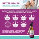 Vitamin D Liquid Drops for Adults: Vegan D3 10000 IU for Immune Support & Bone Strength Supplements, Non-GMO & Gluten Free Liquid Vitamin D for Women & Men, 30ml, 30 Servings 5