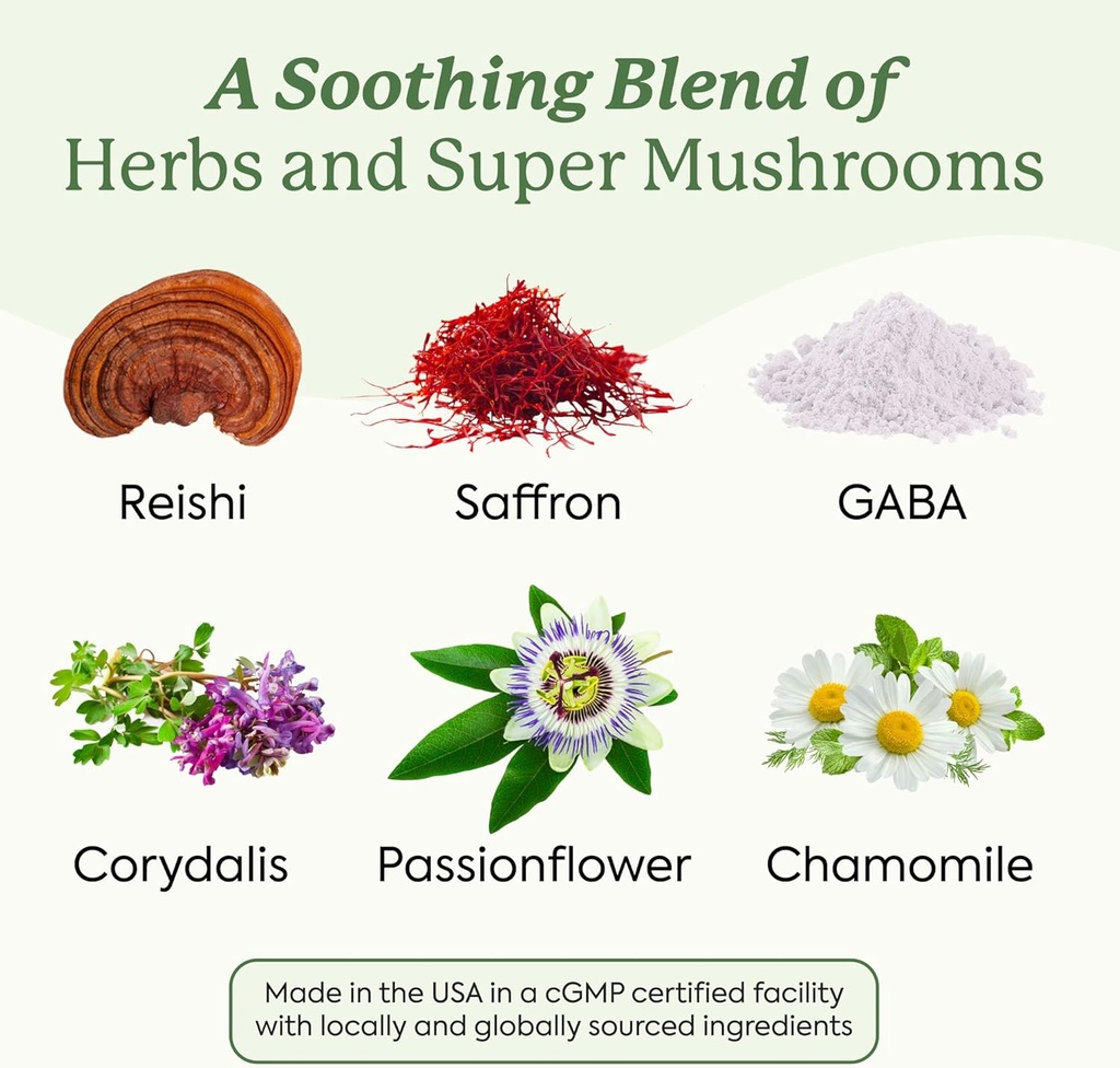 Plant People WonderSleep Mushroom Gummies Supplement Mini with Reishi Super Mushrooms, Saffron, Wild Elderberry Flavor No Sugar Vegan-Friendly & Gluten-Free Trial Size 4