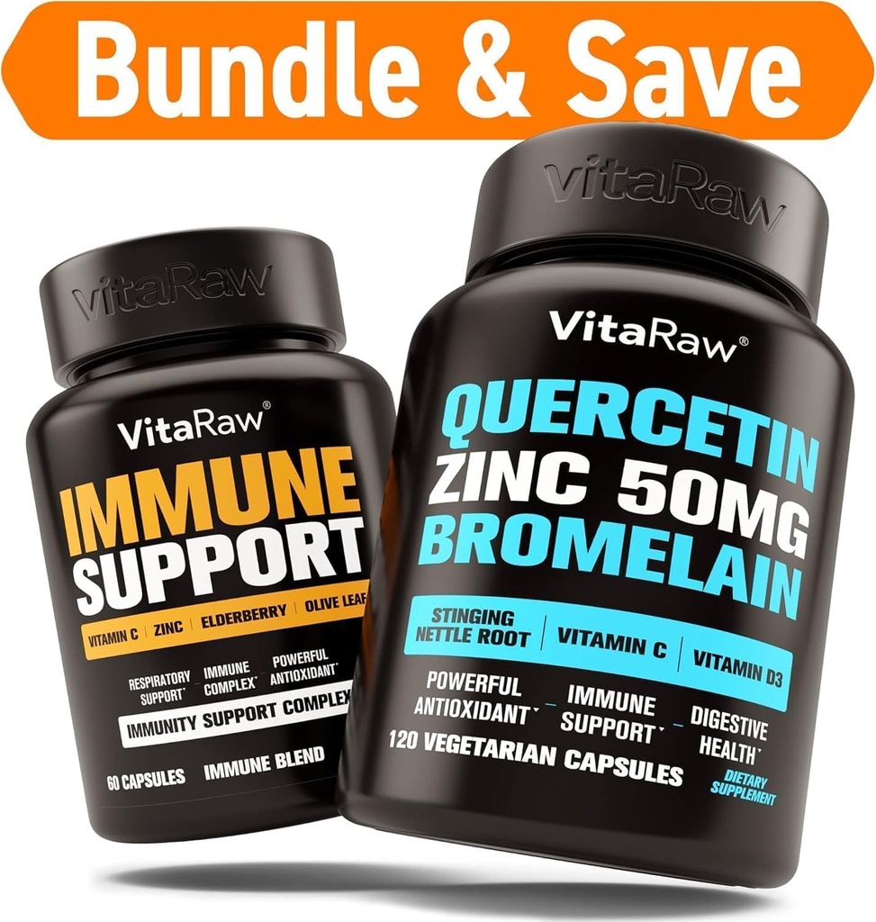 Immune Support Vitamins + Quercetin Supplement 2
