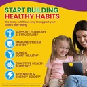 WellnessOne Kids Multivitamin Gummies - Sugar-Free Immune Support Supplement Packed with Vitamin C, B6, B12, Folic Acid & More - Natural Strawberry, Pineapple & Orange Flavors - 60 Gummy Vitamins 4