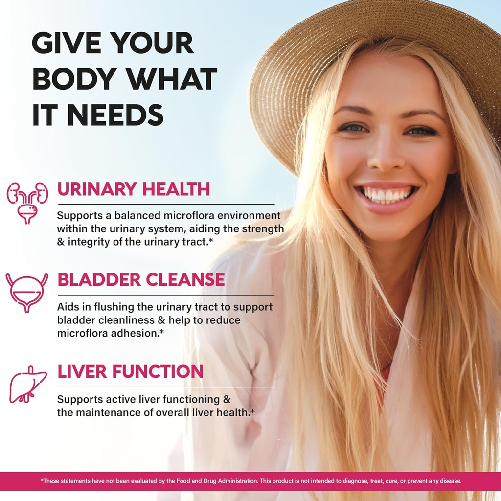 D-Mannose 2000mg with Cranberry 500mg & Hibiscus - Clinically Tested Strength for Urinary Tract Health - Supplement for Women - Bladder, Liver & Microflora Support - Made in USA - Vegan, Pack of 2 3