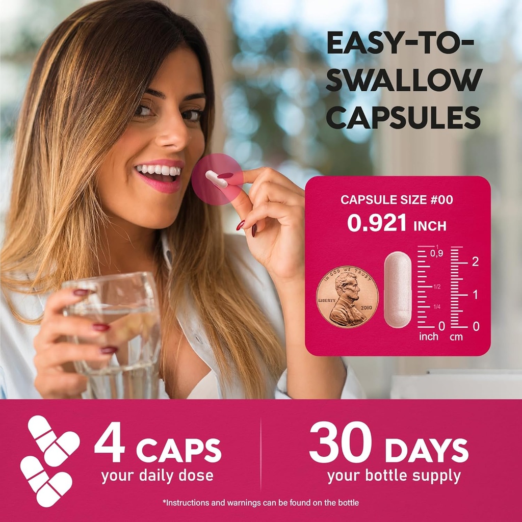 D-Mannose 2000mg with Cranberry 500mg & Hibiscus - Clinically Tested Strength for Urinary Tract Health - Supplement for Women - Bladder, Liver & Microflora Support - Made in USA - Vegan, Pack of 2 6