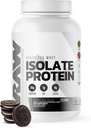 RAW Whey Isolate Protein Powder, Cookies N Cream - 100% Grass-Fed Sports Nutrition Protein Powder for Muscle Growth & Recovery - Low-Fat, Low Carb, Naturally Flavored & Sweetened - 25 Servings 2