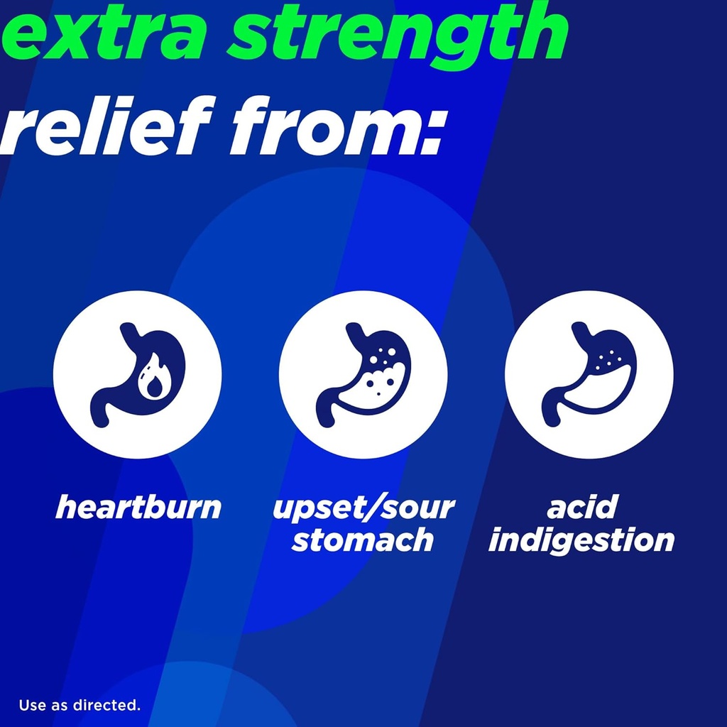 Alka-Seltzer Extra Strength Heartburn ReliefChews, Antacid for Fast Heartburn & Acid Indigestion Relief On the Go, 200 Ct 4