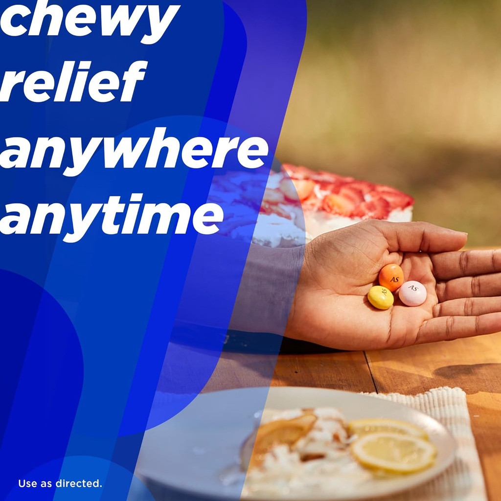 Alka-Seltzer Extra Strength Heartburn ReliefChews, Antacid for Fast Heartburn & Acid Indigestion Relief On the Go, 200 Ct 5