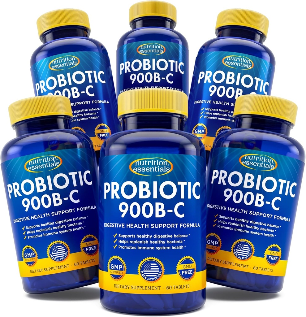 Nutrition Essentials GMP Certified Probiotic Dietary Supplement 6 Bottles 360 Capsules 2