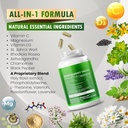 ST John's Wort 14-in-1 Natural Blend with Rhodiola Ashwagandha Chamomile Holy Basil L-Theanine Valerian Passionflower - 150 Count - Made & Tested in The USA 5